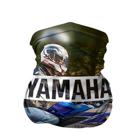 Бандана-труба 3D с принтом Yamaha 2 в Кировске, 100% полиэстер, ткань с особыми свойствами — Activecool | плотность 150‒180 г/м2; хорошо тянется, но сохраняет форму | yamaha