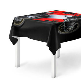 Скатерть 3D с принтом Ducati в Кировске, 100% полиэстер (ткань не мнется и не растягивается) | Размер: 150*150 см | ducati | мото | мотоцикл | скорость