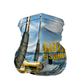 Бандана-труба 3D с принтом Золотая рыбалка в Кировске, 100% полиэстер, ткань с особыми свойствами — Activecool | плотность 150‒180 г/м2; хорошо тянется, но сохраняет форму | Тематика изображения на принте: boat | fishing rod | gold fishing | ocean | reel | rod | sea | sky | spinning | water | waves | вода | волны | золотая рыбалка | катушка | море | небо | океан | пиннинг | удилище | удочка | яхта