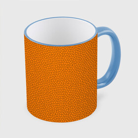 Кружка 3D с принтом Витраж Оранжевый в Кировске, керамика | ёмкость 330 мл | texture | витраж | оранжевый | текстура