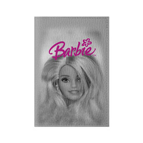 Обложка для паспорта матовая кожа с принтом Кукла барби в Кировске, натуральная матовая кожа | размер 19,3 х 13,7 см; прозрачные пластиковые крепления | barbie | барби | кукла