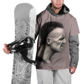Накидка на куртку 3D с принтом Die Antwoord 5 в Кировске, 100% полиэстер |  | Тематика изображения на принте: 