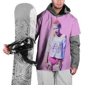 Накидка на куртку 3D с принтом Die Antwoord 3 в Кировске, 100% полиэстер |  | Тематика изображения на принте: 