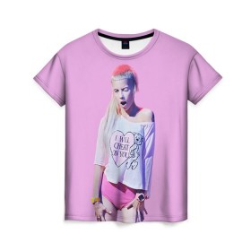 Женская футболка 3D с принтом Die Antwoord 3 в Кировске, 100% полиэфир ( синтетическое хлопкоподобное полотно) | прямой крой, круглый вырез горловины, длина до линии бедер | 