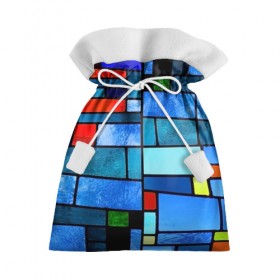 Подарочный 3D мешок с принтом Мозаичная абстракция в Кировске, 100% полиэстер | Размер: 29*39 см | Тематика изображения на принте: линии | орнамент | прикольные картинки | узор | цвет