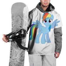 Накидка на куртку 3D с принтом My little pony 2 в Кировске, 100% полиэстер |  | пони