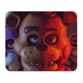 Коврик прямоугольный с принтом Five Nights at Freddy`s в Кировске, натуральный каучук | размер 230 х 185 мм; запечатка лицевой стороны | 