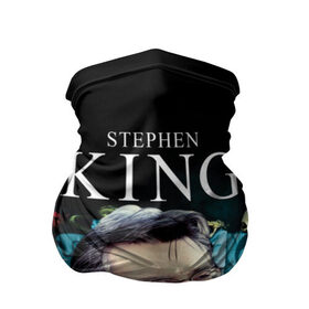 Бандана-труба 3D с принтом Стивен Кинг - Король ужасов в Кировске, 100% полиэстер, ткань с особыми свойствами — Activecool | плотность 150‒180 г/м2; хорошо тянется, но сохраняет форму | король ужасов | писатель | триллер | ужасы