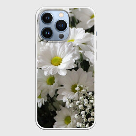 Чехол для iPhone 13 Pro с принтом Белоснежное цветение в Кировске,  |  | Тематика изображения на принте: ландыши | лепестки | прикольные картинки | ромашки | цветочки | цветы