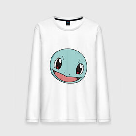 Мужской лонгслив хлопок с принтом Squirtle в Кировске, 100% хлопок |  | pokemon | pokemongo | squirtle | покемон | покемонго | покемоны | сквиртл