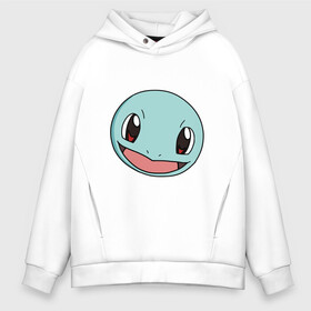 Мужское худи Oversize хлопок с принтом Squirtle в Кировске, френч-терри — 70% хлопок, 30% полиэстер. Мягкий теплый начес внутри —100% хлопок | боковые карманы, эластичные манжеты и нижняя кромка, капюшон на магнитной кнопке | pokemon | pokemongo | squirtle | покемон | покемонго | покемоны | сквиртл