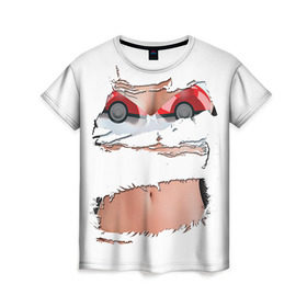 Женская футболка 3D с принтом Лифчик-покеболлы в Кировске, 100% полиэфир ( синтетическое хлопкоподобное полотно) | прямой крой, круглый вырез горловины, длина до линии бедер | pokemon go