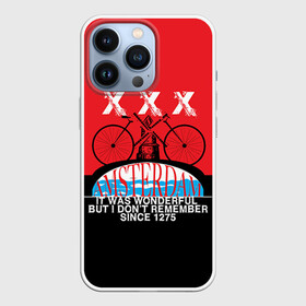 Чехол для iPhone 13 Pro с принтом Amsterdam t shirt в Кировске,  |  | american football | baseball | fashion | football | sport | sport league | style | team | west | американский футбол | амстер | амстердам | амстэрдам | бейсбол | голландия | запад | команды | мода | надписи | спорт | спортивные лиги | стиль