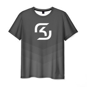 Мужская футболка 3D с принтом SK-Gaming в Кировске, 100% полиэфир | прямой крой, круглый вырез горловины, длина до линии бедер | csgo | esports | gaming | lg | sk | team
