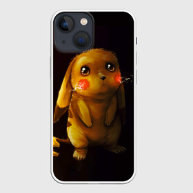 Чехол для iPhone 13 mini с принтом Пика Пика в Кировске,  |  | bulbasaur | pikachu | pokemon | squirtle | бальбазар | пикачу | покемон | сквиртл