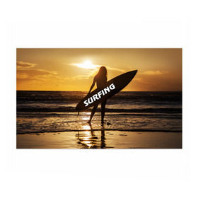 Бумага для упаковки 3D с принтом Surfing в Кировске, пластик и полированная сталь | круглая форма, металлическое крепление в виде кольца | волна | девушка | море | прикольные картинки | сёрфинг | солнце | спорт | экстрим