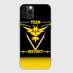 Чехол для iPhone 12 Pro с принтом Team Instinct в Кировске, силикон | область печати: задняя сторона чехла, без боковых панелей | Тематика изображения на принте: go | instinct | pokemon | team | покемон