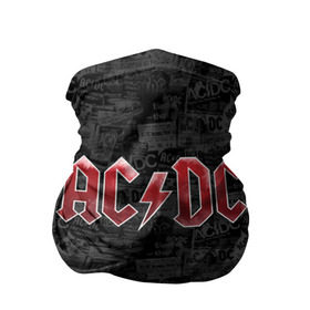 Бандана-труба 3D с принтом AC/DC в Кировске, 100% полиэстер, ткань с особыми свойствами — Activecool | плотность 150‒180 г/м2; хорошо тянется, но сохраняет форму | ac dc | acdc | rock | ангус янг | рок