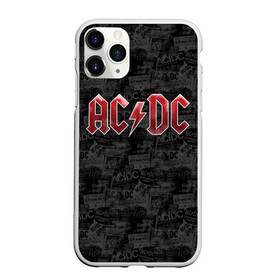 Чехол для iPhone 11 Pro Max матовый с принтом AC DC в Кировске, Силикон |  | ac dc | acdc | rock | ангус янг | рок