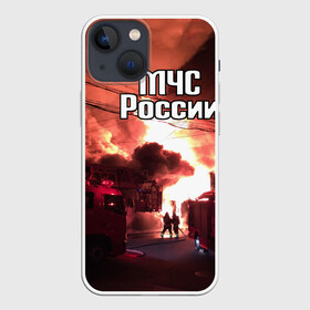 Чехол для iPhone 13 mini с принтом МЧС в Кировске,  |  | мчс | пожарный | россии