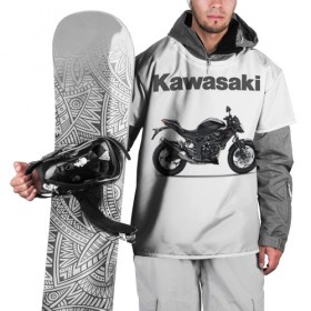 Накидка на куртку 3D с принтом Kawasaky в Кировске, 100% полиэстер |  | kawasaky