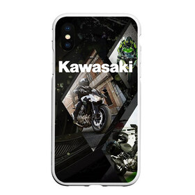 Чехол для iPhone XS Max матовый с принтом Kawasaky в Кировске, Силикон | Область печати: задняя сторона чехла, без боковых панелей | kawasaky