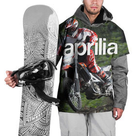 Накидка на куртку 3D с принтом Aprilia RXV480 в Кировске, 100% полиэстер |  | aprilia