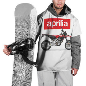 Накидка на куртку 3D с принтом Aprilia SXV550 в Кировске, 100% полиэстер |  | aprilia