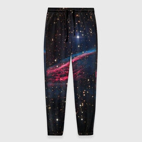 Мужские брюки 3D с принтом Астрал в Кировске, 100% полиэстер | манжеты по низу, эластичный пояс регулируется шнурком, по бокам два кармана без застежек, внутренняя часть кармана из мелкой сетки | вселенная | галактика | звёзды | космическое пространство | космос | созвездие