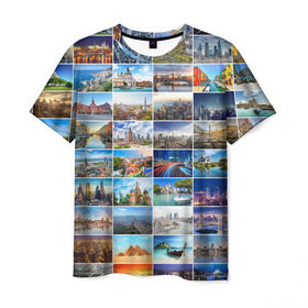 Мужская футболка 3D с принтом Знатный турист в Кировске, 100% полиэфир | прямой крой, круглый вырез горловины, длина до линии бедер | Тематика изображения на принте: азия | берлин | вегас | венеция | воспоминания | города | достопримечательности | европа | египет | калифорния | каникулы | лондон | милан | москва | ностальгия | нью йорк | отдых | отпуск | память