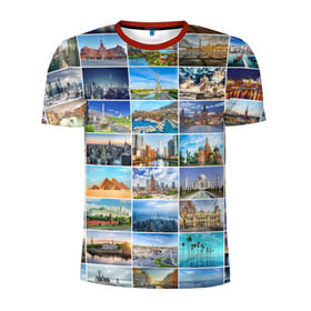 Мужская футболка 3D спортивная с принтом Достопримечательности планеты в Кировске, 100% полиэстер с улучшенными характеристиками | приталенный силуэт, круглая горловина, широкие плечи, сужается к линии бедра | азия | берлин | вегас | венеция | воспоминания | города | достопримечательности | европа | египет | калифорния | каникулы | лондон | милан | москва | ностальгия | нью йорк | отдых | отпуск | память