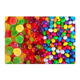 Магнитный плакат 3Х2 с принтом Вкусняшки в Кировске, Полимерный материал с магнитным слоем | 6 деталей размером 9*9 см | вкуснотища | вкусняшки | глазурь | карамельки | конфетки | конфеты | мармеладки | сахар | сладости