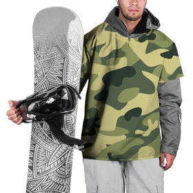 Накидка на куртку 3D с принтом Зелёный камуфляж в Кировске, 100% полиэстер |  | Тематика изображения на принте: camouflage | green camouflage | зеленый камуфляж | камуфляж