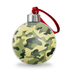 Ёлочный шар с принтом Зелёный камуфляж в Кировске, Пластик | Диаметр: 77 мм | camouflage | green camouflage | зеленый камуфляж | камуфляж