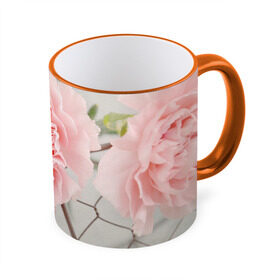 Кружка 3D с принтом Розовый цветок в Кировске, керамика | ёмкость 330 мл | женская | природа | растения | розовый | цветок | цветы