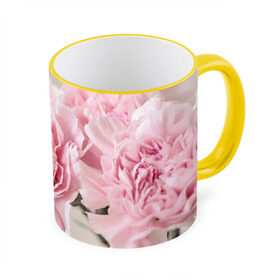 Кружка 3D с принтом Розовый цветок 5 в Кировске, керамика | ёмкость 330 мл | розовый | цветок | цветы