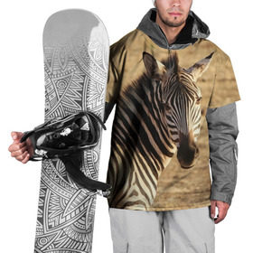 Накидка на куртку 3D с принтом Зебра в Кировске, 100% полиэстер |  | Тематика изображения на принте: африка | голова животного | зебра | лошадь | природа