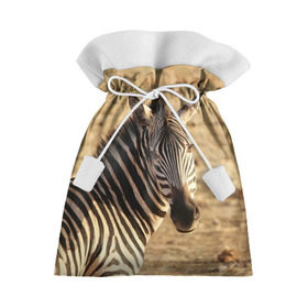 Подарочный 3D мешок с принтом Зебра в Кировске, 100% полиэстер | Размер: 29*39 см | африка | голова животного | зебра | лошадь | природа