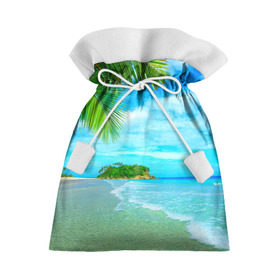 Подарочный 3D мешок с принтом Лето в Кировске, 100% полиэстер | Размер: 29*39 см | Тематика изображения на принте: берег | лето | море | отдых