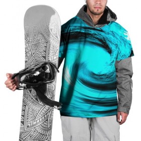 Накидка на куртку 3D с принтом Water в Кировске, 100% полиэстер |  | Тематика изображения на принте: водоворот | яркий