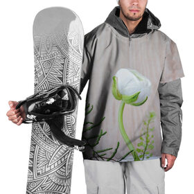 Накидка на куртку 3D с принтом Маленький цветочек в Кировске, 100% полиэстер |  | Тематика изображения на принте: 