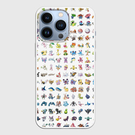 Чехол для iPhone 13 Pro с принтом Wall в Кировске,  |  | bulbasaur | pikachu | pokemon | squirtle | бальбазар | пикачу | покемон | сквиртл