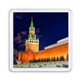 Магнит 55*55 с принтом Кремль в Кировске, Пластик | Размер: 65*65 мм; Размер печати: 55*55 мм | moscow | russia | гордость | кремль | москва | отечество | родина | россия | столица