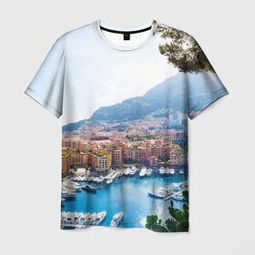 Мужская футболка 3D с принтом Монако в Кировске, 100% полиэфир | прямой крой, круглый вырез горловины, длина до линии бедер | europe | monaco | гламур | европа | загар | княжество | миллионеры | монако | отдых | отпуск | пляж | роскошь | солнце | средиземное море | туризм
