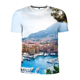 Мужская футболка 3D спортивная с принтом Монако в Кировске, 100% полиэстер с улучшенными характеристиками | приталенный силуэт, круглая горловина, широкие плечи, сужается к линии бедра | europe | monaco | гламур | европа | загар | княжество | миллионеры | монако | отдых | отпуск | пляж | роскошь | солнце | средиземное море | туризм