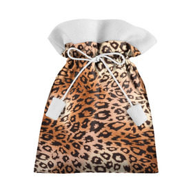 Подарочный 3D мешок с принтом Леопардовая шкура в Кировске, 100% полиэстер | Размер: 29*39 см | Тематика изображения на принте: гепард | гламур | леопард | мода | роскошь | шерсть