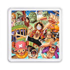 Магнит 55*55 с принтом One Piece в Кировске, Пластик | Размер: 65*65 мм; Размер печати: 55*55 мм | 