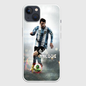 Чехол для iPhone 13 с принтом Leo Messi в Кировске,  |  | barselona | messi | аргентина | барселона | месси | мяч | футбол