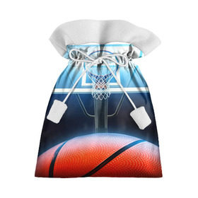 Подарочный 3D мешок с принтом Баскетбол в Кировске, 100% полиэстер | Размер: 29*39 см | basketball | кольцо | корзина