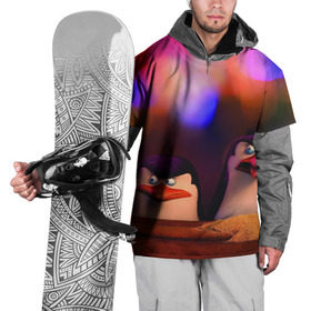 Накидка на куртку 3D с принтом Мадагаскар в Кировске, 100% полиэстер |  | Тематика изображения на принте: кино | ковальски | мультик | пингвины